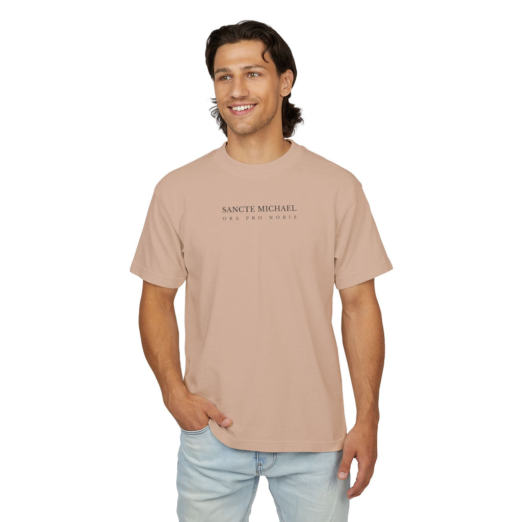 Sancte Michael — St. Michael the Archangel Heavyweight Tee