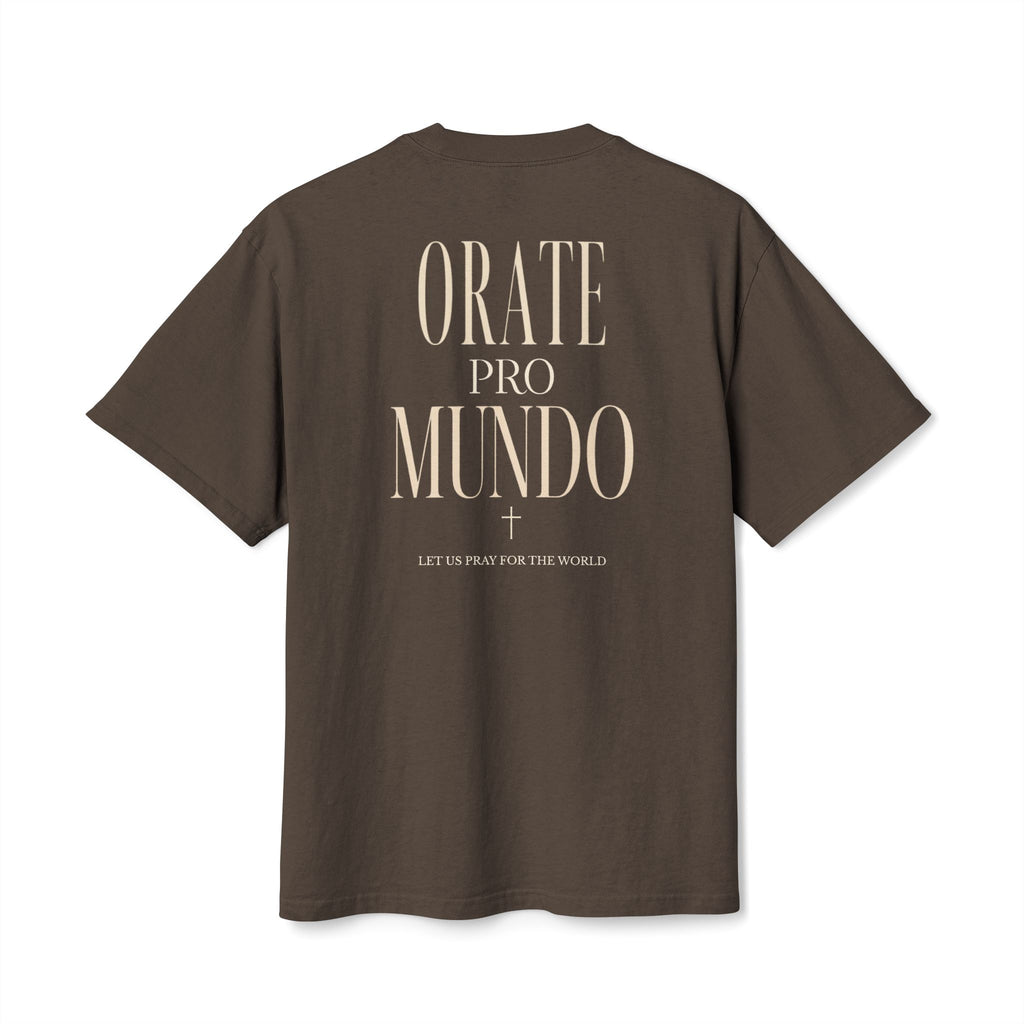 ORATE PRO MUNDO — Pray for the World Heavyweight Tee