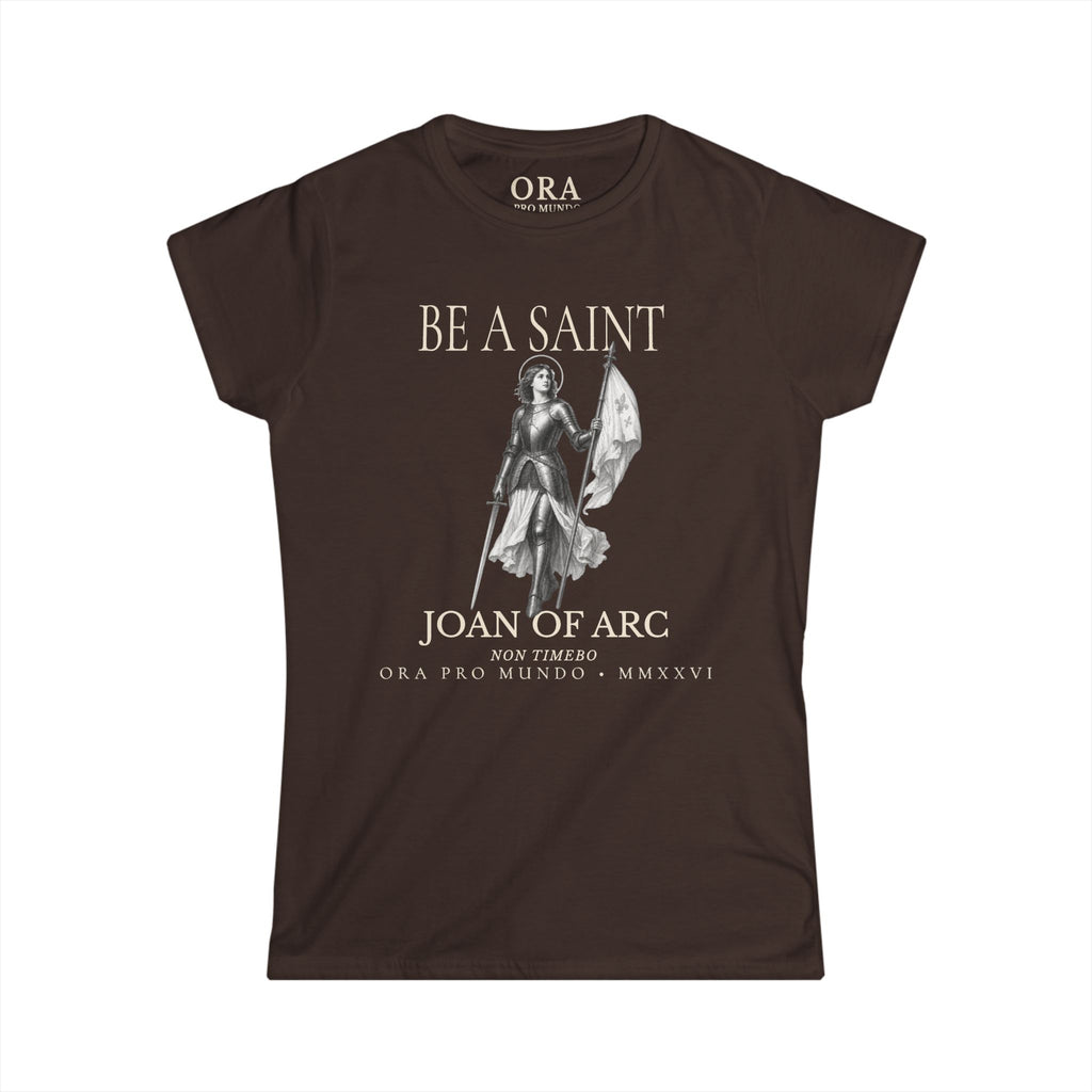 Be a Saint: St. Joan of Arc Women’s Silhouette Tee