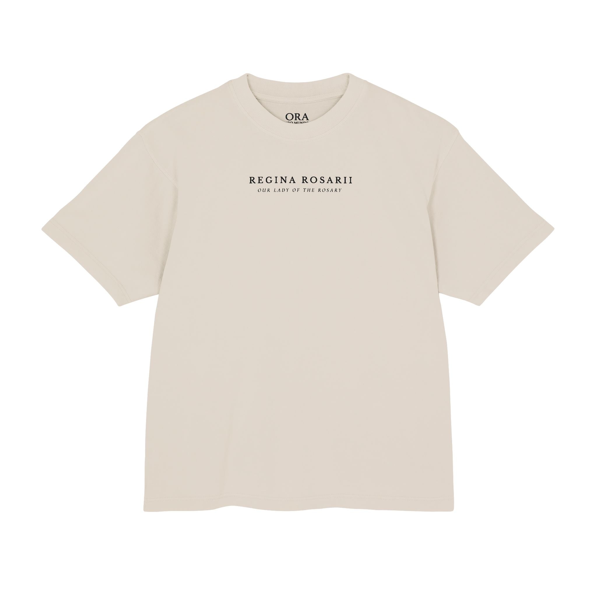 Our Lady of the Rosary — Regina Rosarii Heavyweight Tee