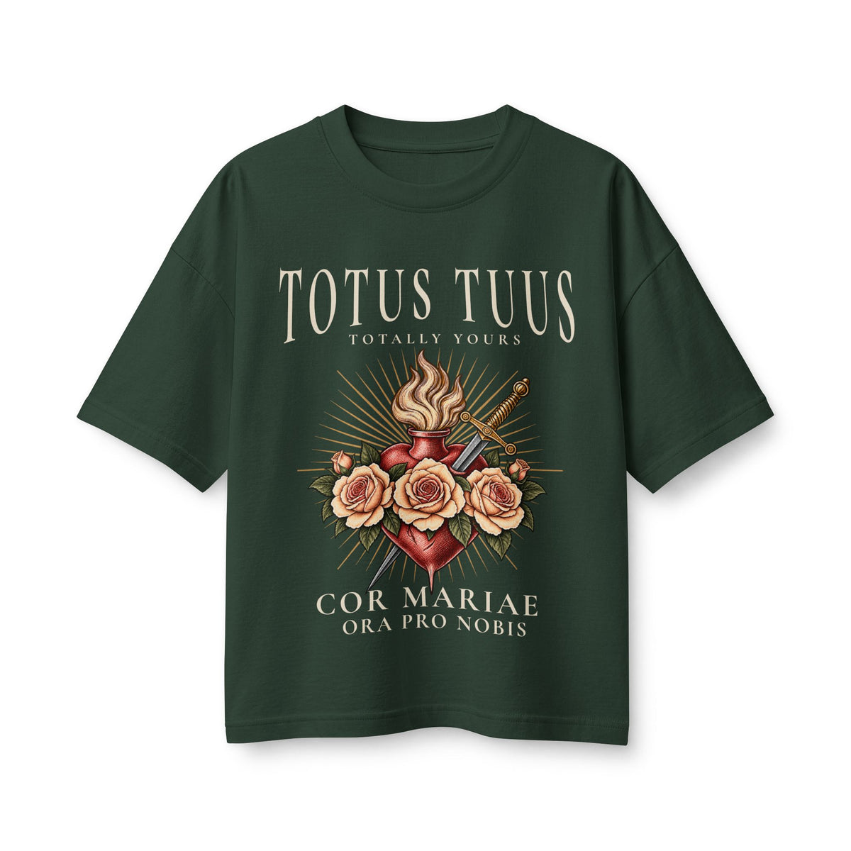 Totus Tuus Immaculate Heart Women’s Boxy Tee