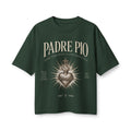 Padre Pio Sacred Heart Women’s Boxy Tee | Pray, Hope & Don’t Worry