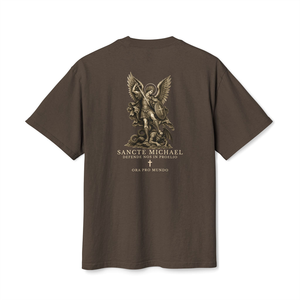 St. Michael the Archangel Tee — Quis Ut Deus? | Ora Pro Mundo