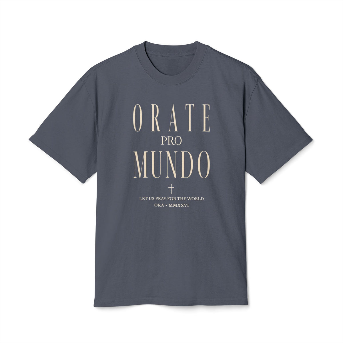 ORATE PRO MUNDO — Pray for the World Heavyweight Tee