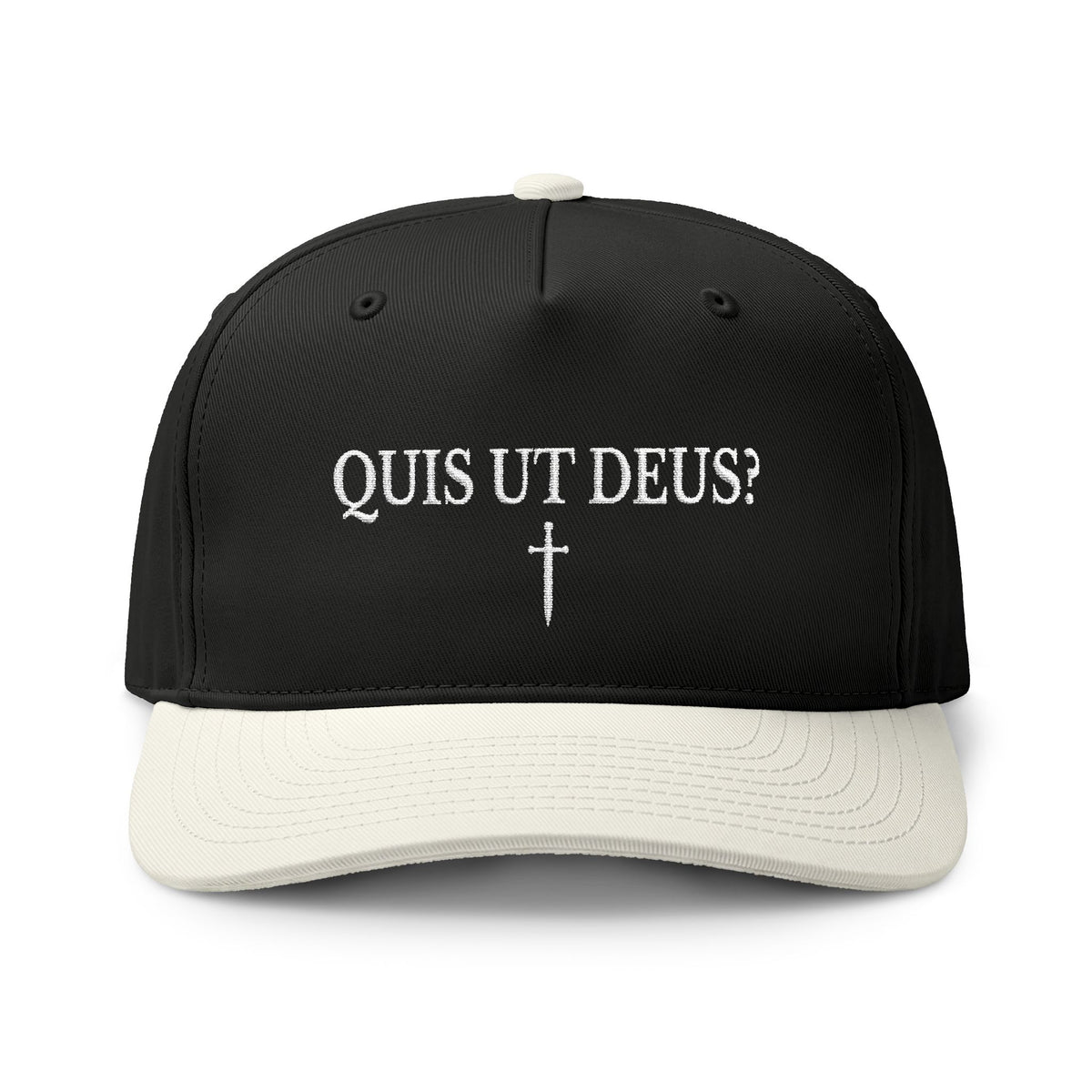 QUIS UT DEUS? St. Michael Embroidered Two-Tone Cap