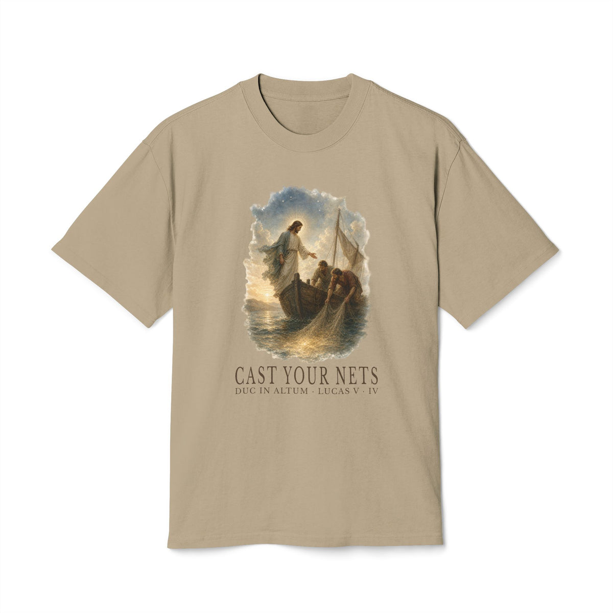 Cast Your Nets Sacred Art Tee