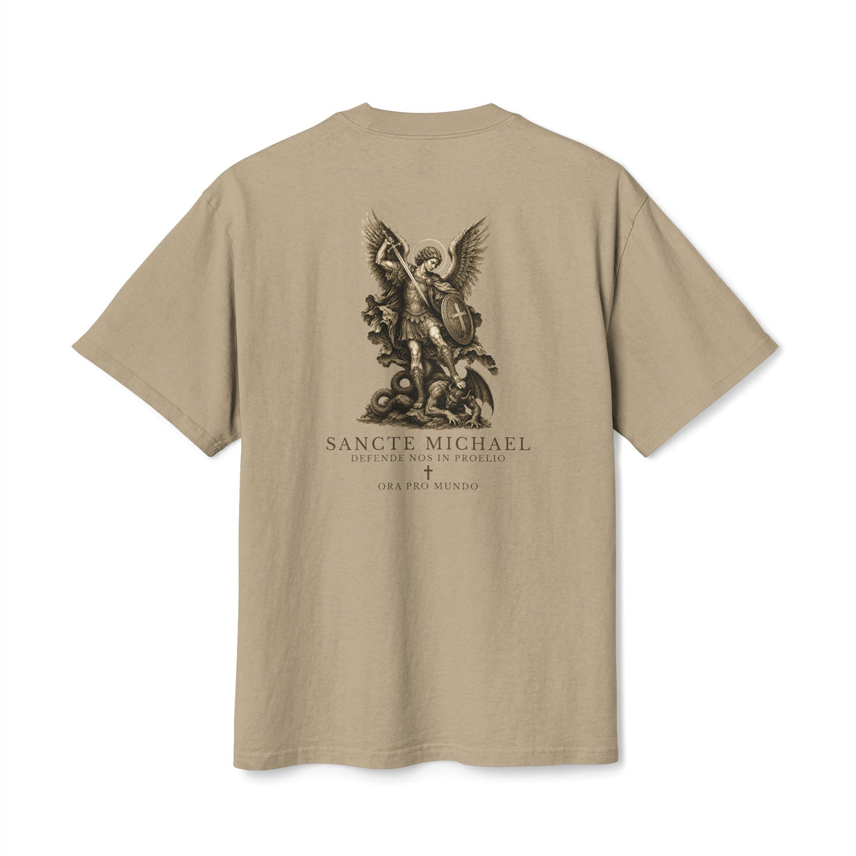 St. Michael the Archangel Tee — Quis Ut Deus? | Ora Pro Mundo