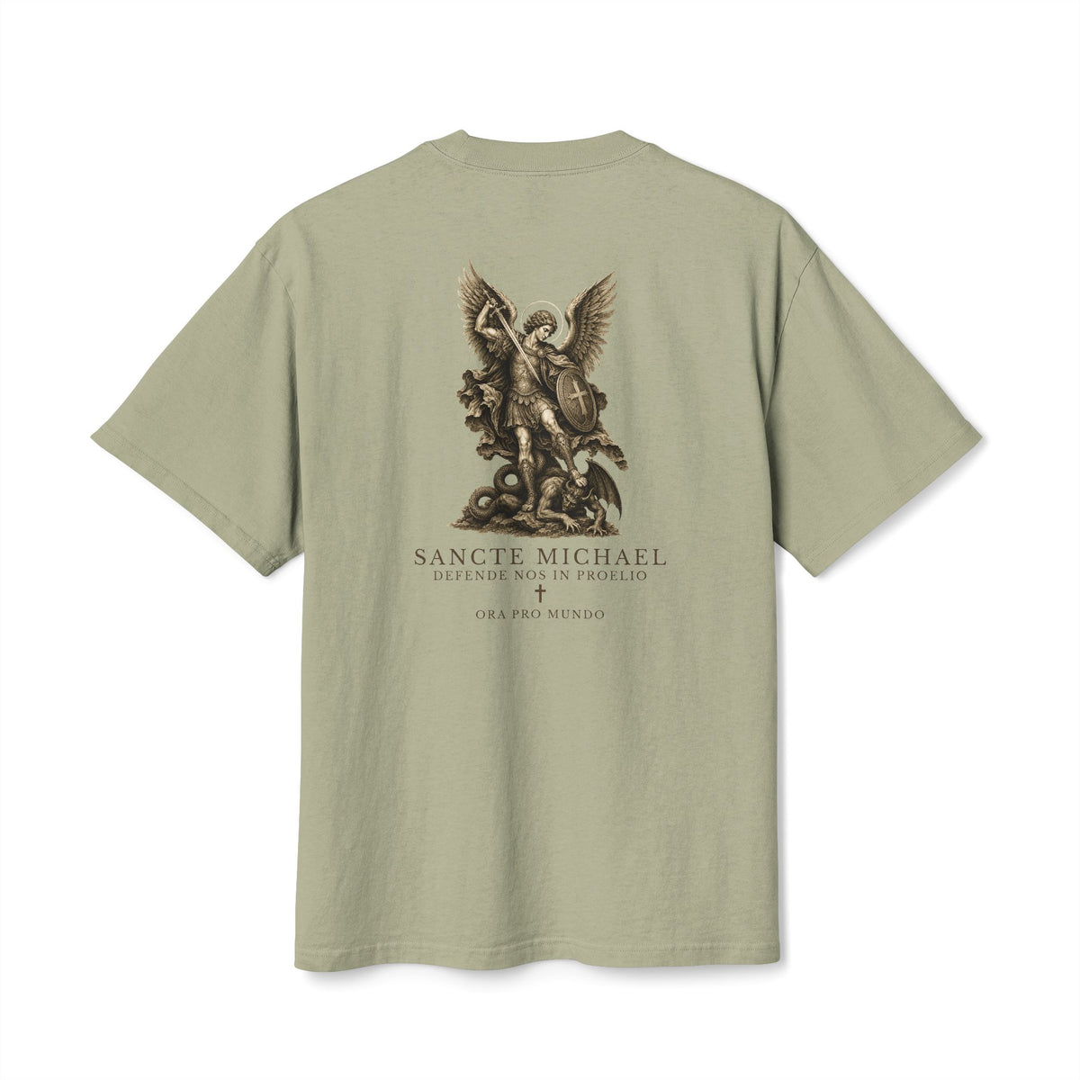 St. Michael the Archangel Tee — Quis Ut Deus? | Ora Pro Mundo