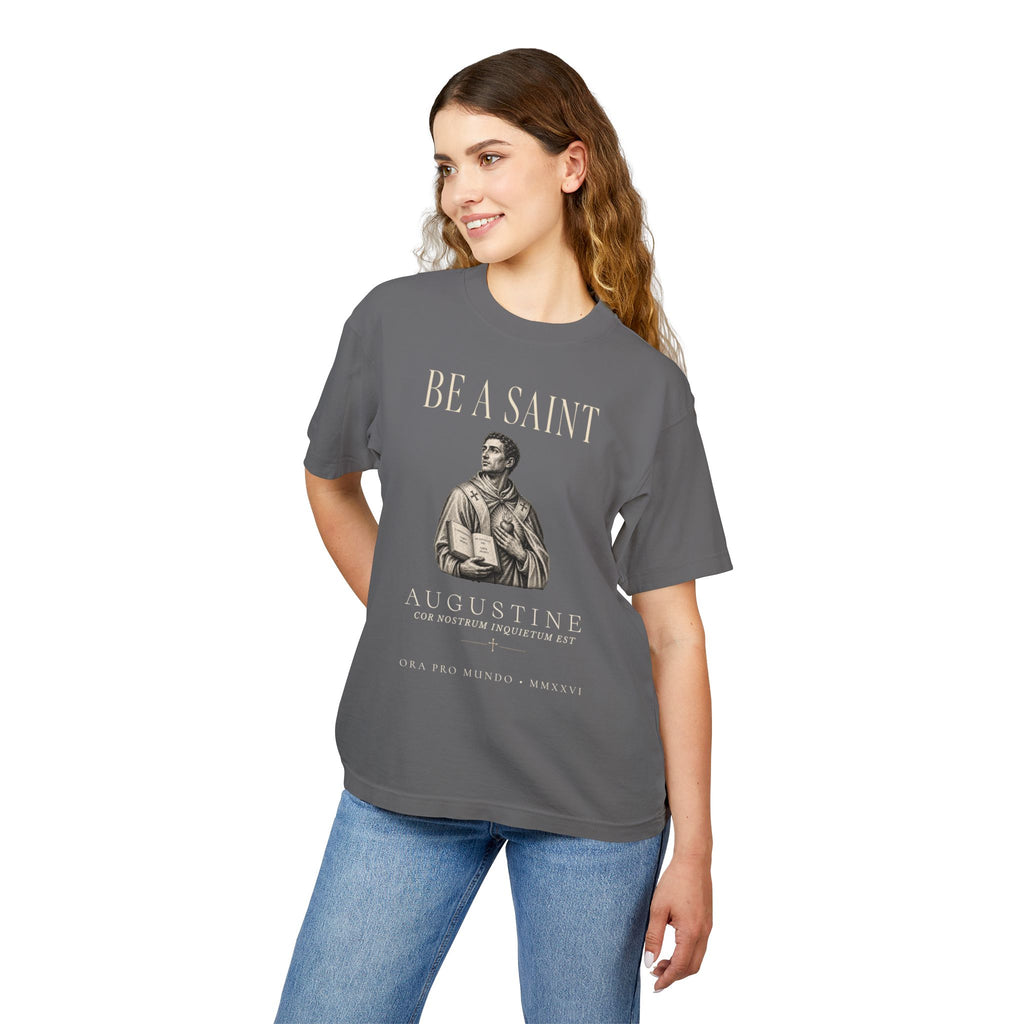 Be A Saint — St. Augustine Heavyweight Tee