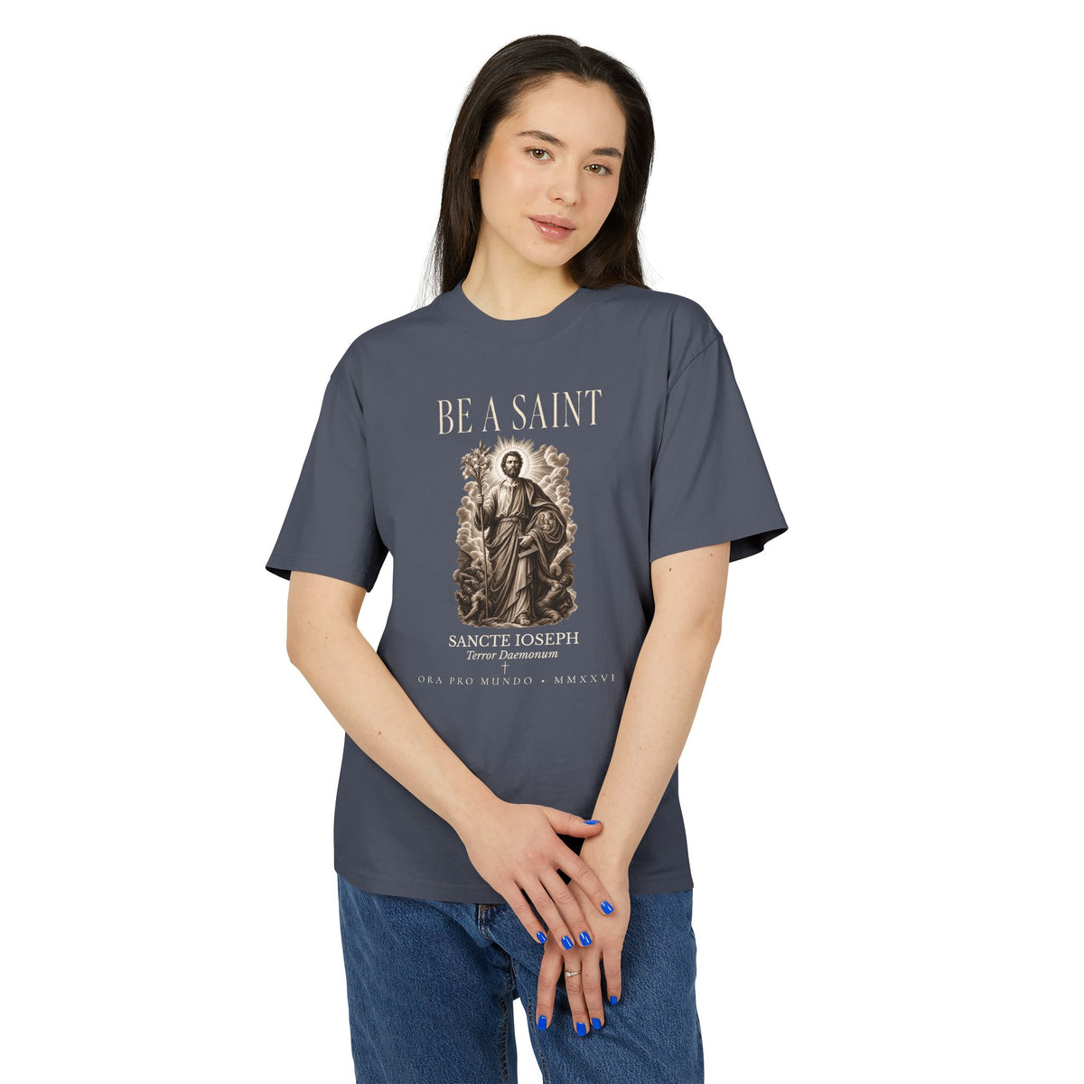 St. Joseph Terror of Demons Tee | BE A SAINT