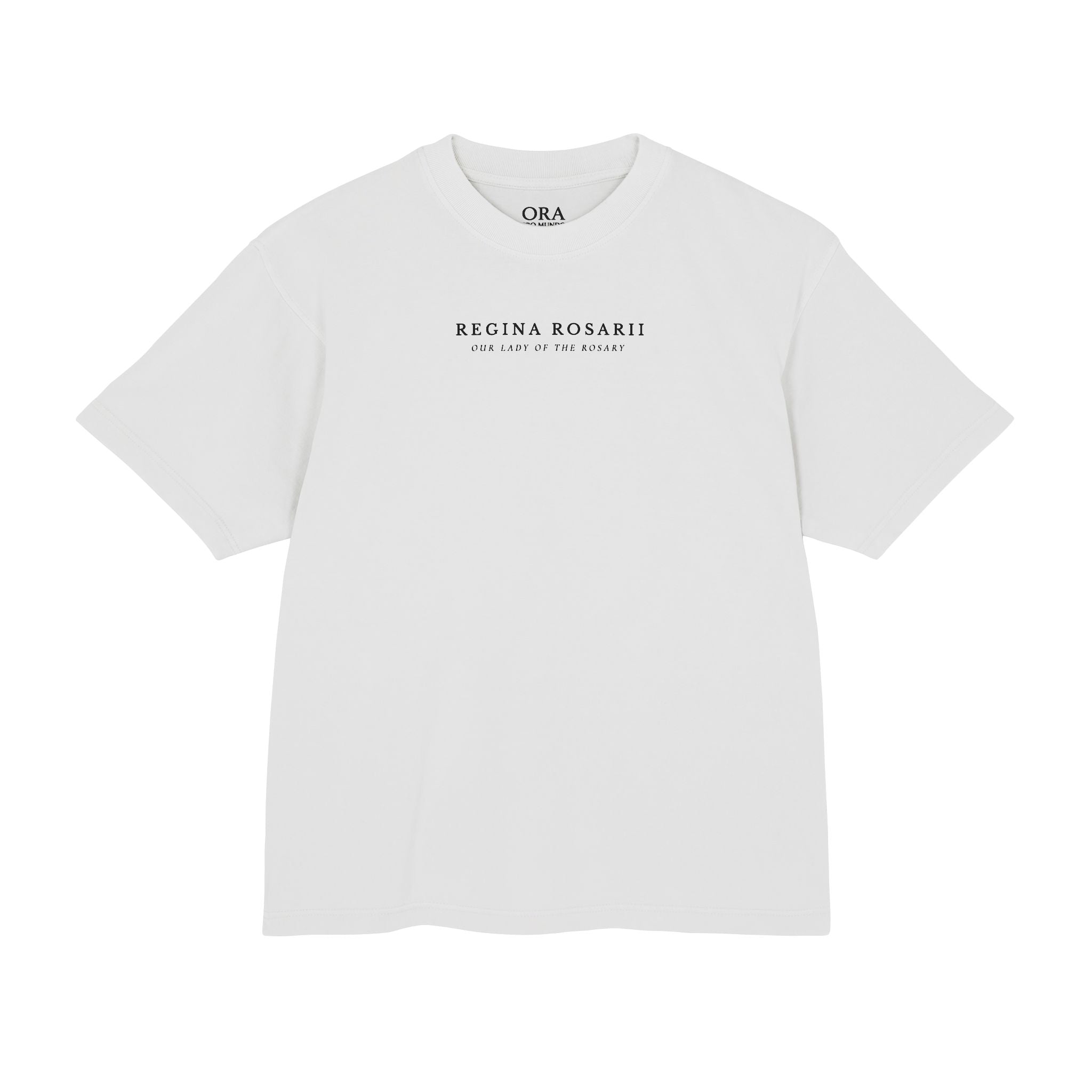 Our Lady of the Rosary — Regina Rosarii Heavyweight Tee
