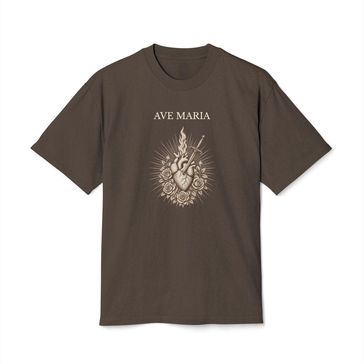 AVE MARIA — Immaculate Heart of Mary Heavyweight tee