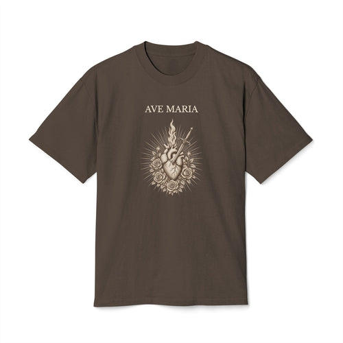 AVE MARIA — Immaculate Heart of Mary Heavyweight tee