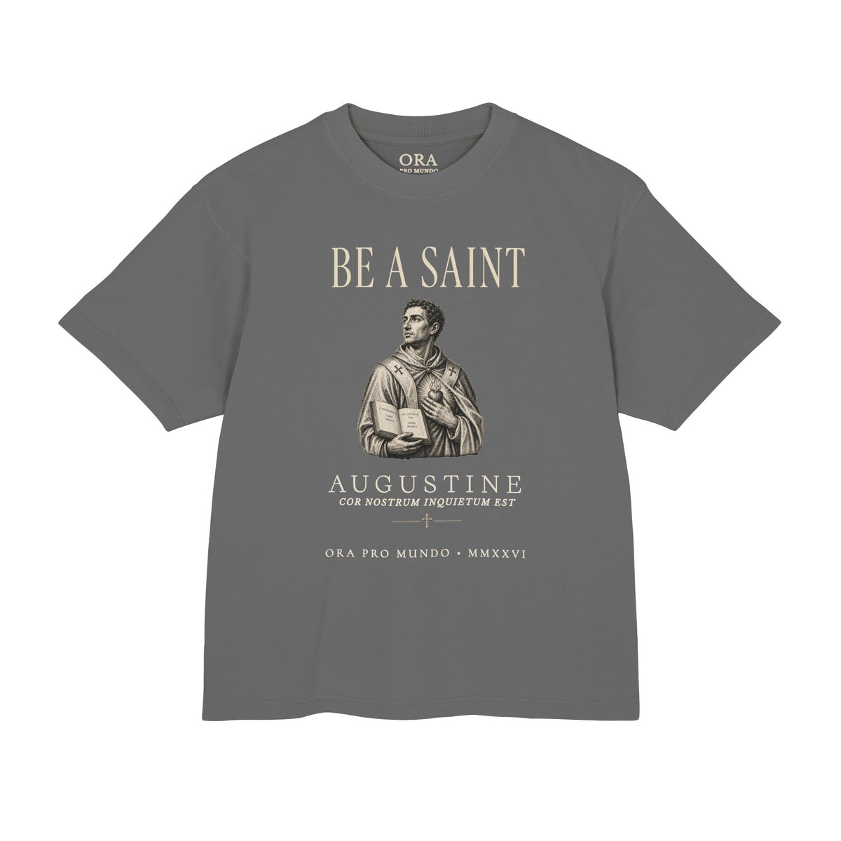 Be A Saint — St. Augustine Heavyweight Tee
