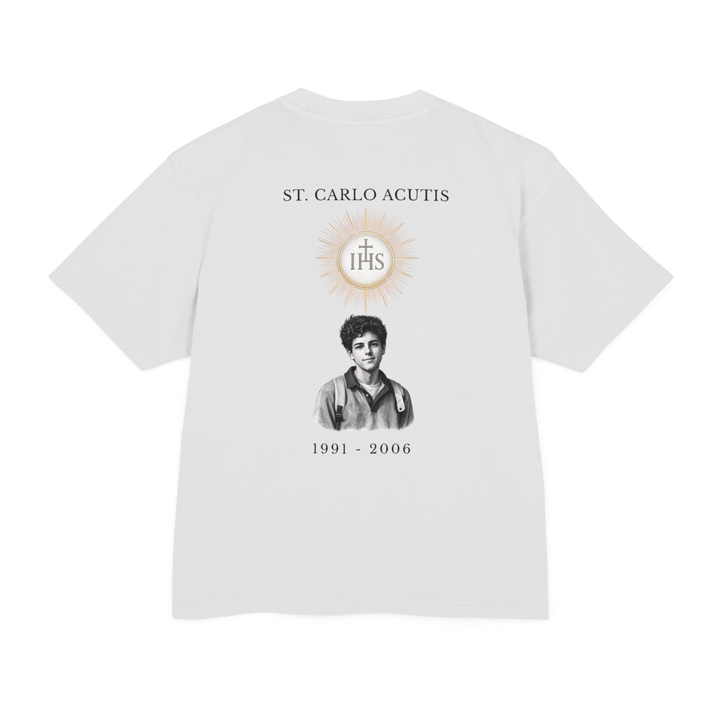 St. Carlo Acutis Eucharist Tee — My Highway to Heaven