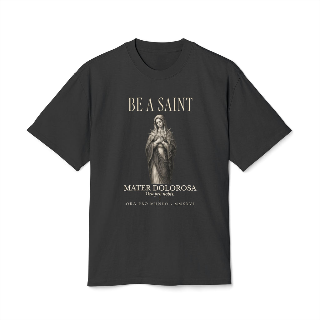 Our Lady of Sorrows Tee | BE A SAINT Heavyweight tee