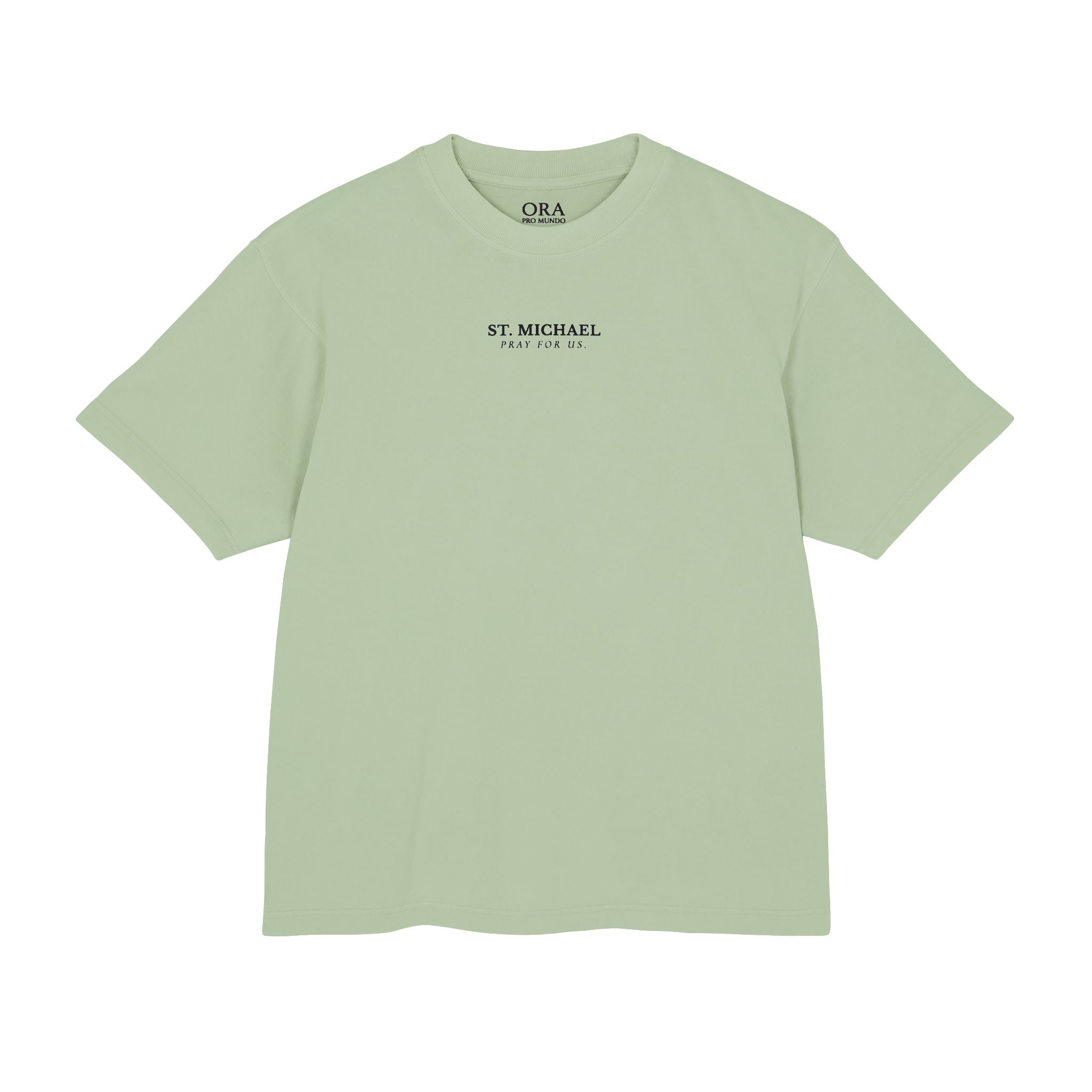 St. Michael — Defend Us in Battle Heavyweight Tee