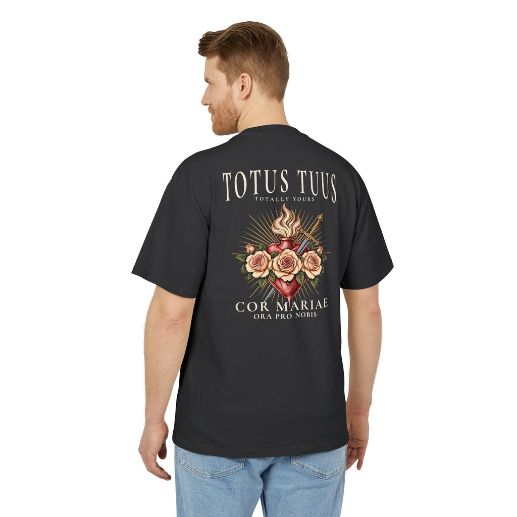 TOTUS TUUS — Immaculate Heart Unisex Heavyweight Tee