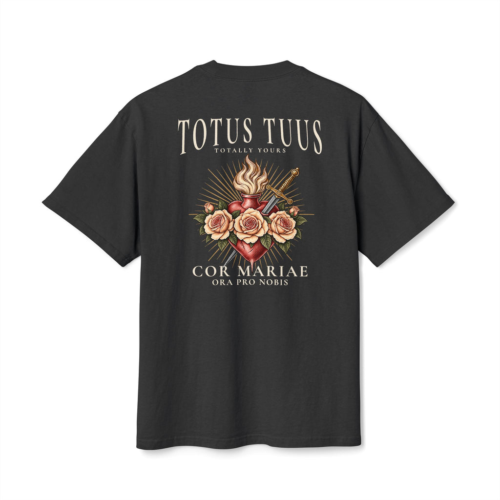 TOTUS TUUS — Immaculate Heart Unisex Heavyweight Tee