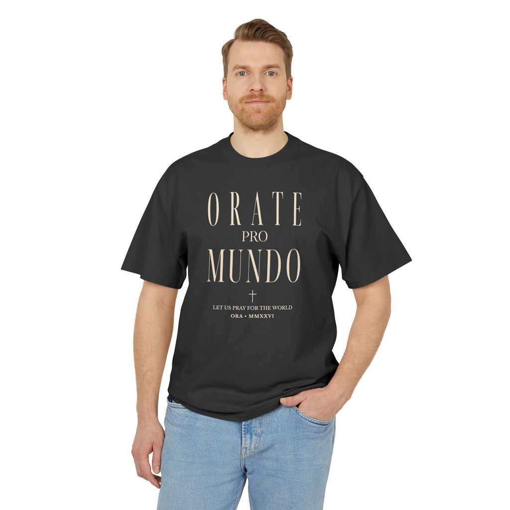 ORATE PRO MUNDO — Pray for the World Heavyweight Tee