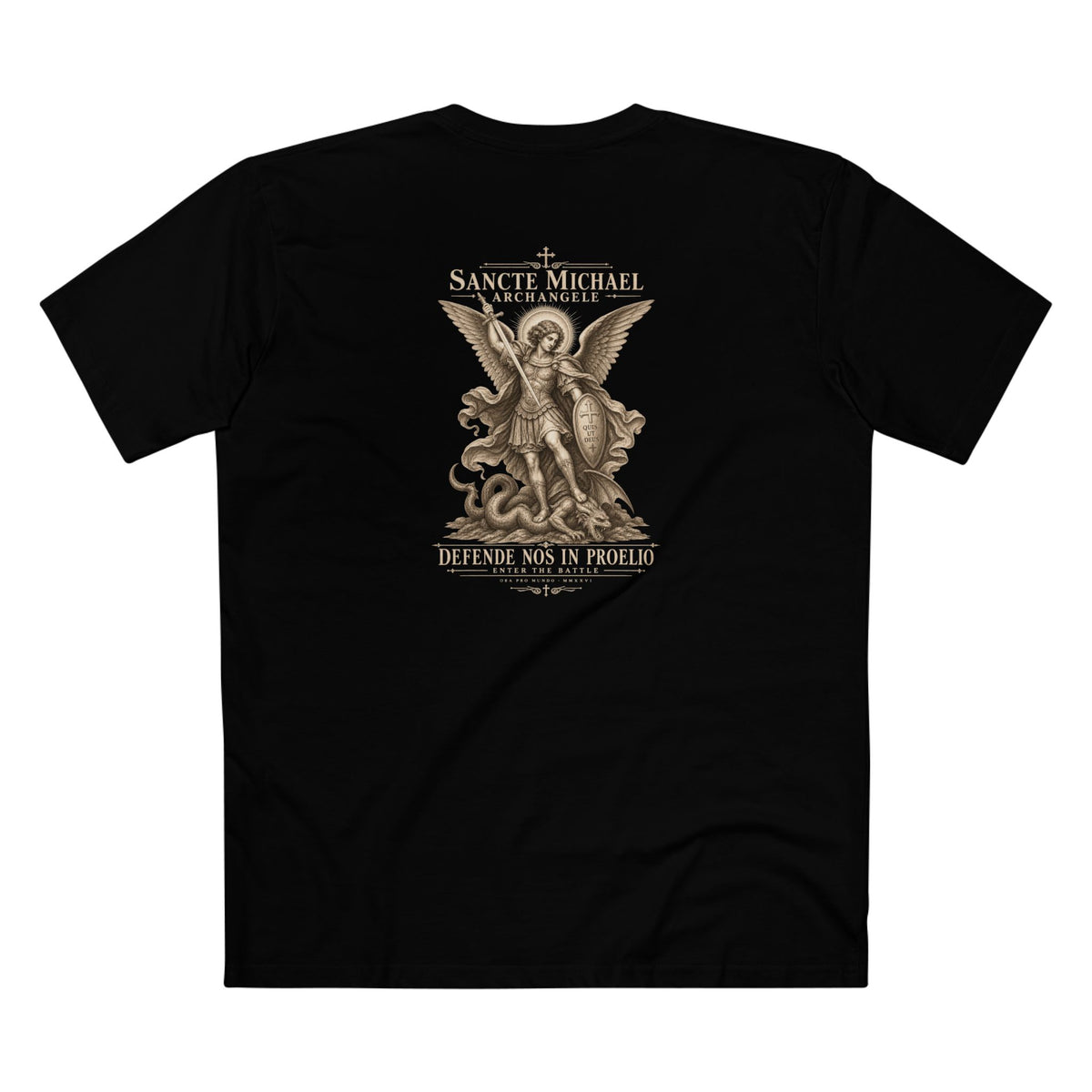St. Michael the Archangel — Defende Nos in Proelio Tee