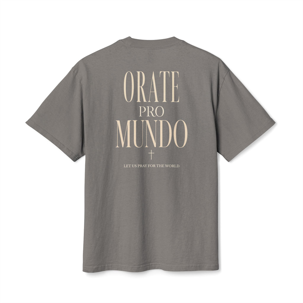 ORATE PRO MUNDO — Pray for the World Heavyweight Tee