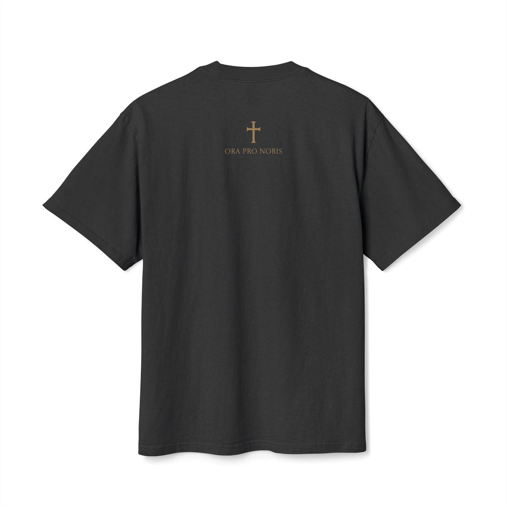 St. Michael Defend Us in Battle Men’s Heavyweight Tee