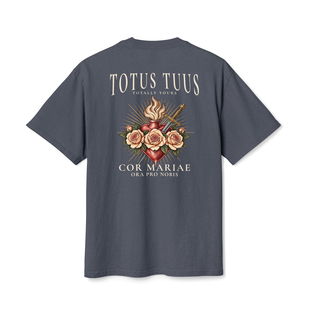 TOTUS TUUS — Immaculate Heart Unisex Heavyweight Tee