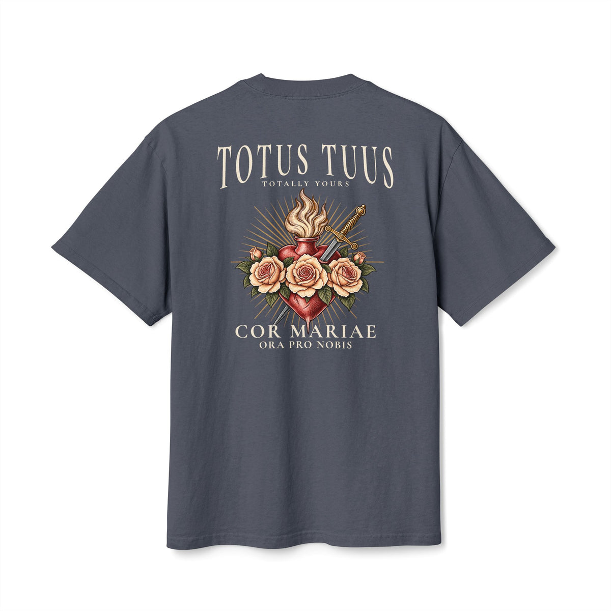 TOTUS TUUS — Immaculate Heart Unisex Heavyweight Tee