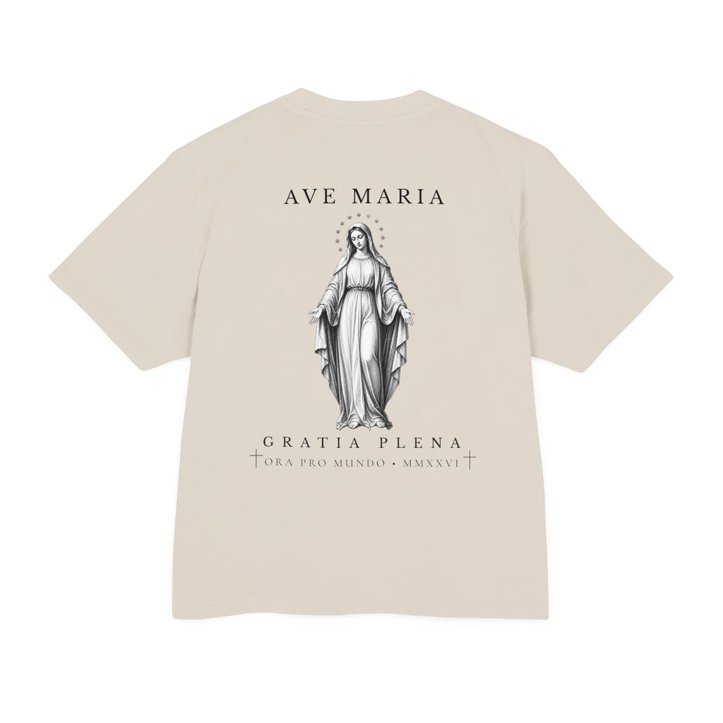 Ave Maria — Virgin Mary Heavyweight Tee