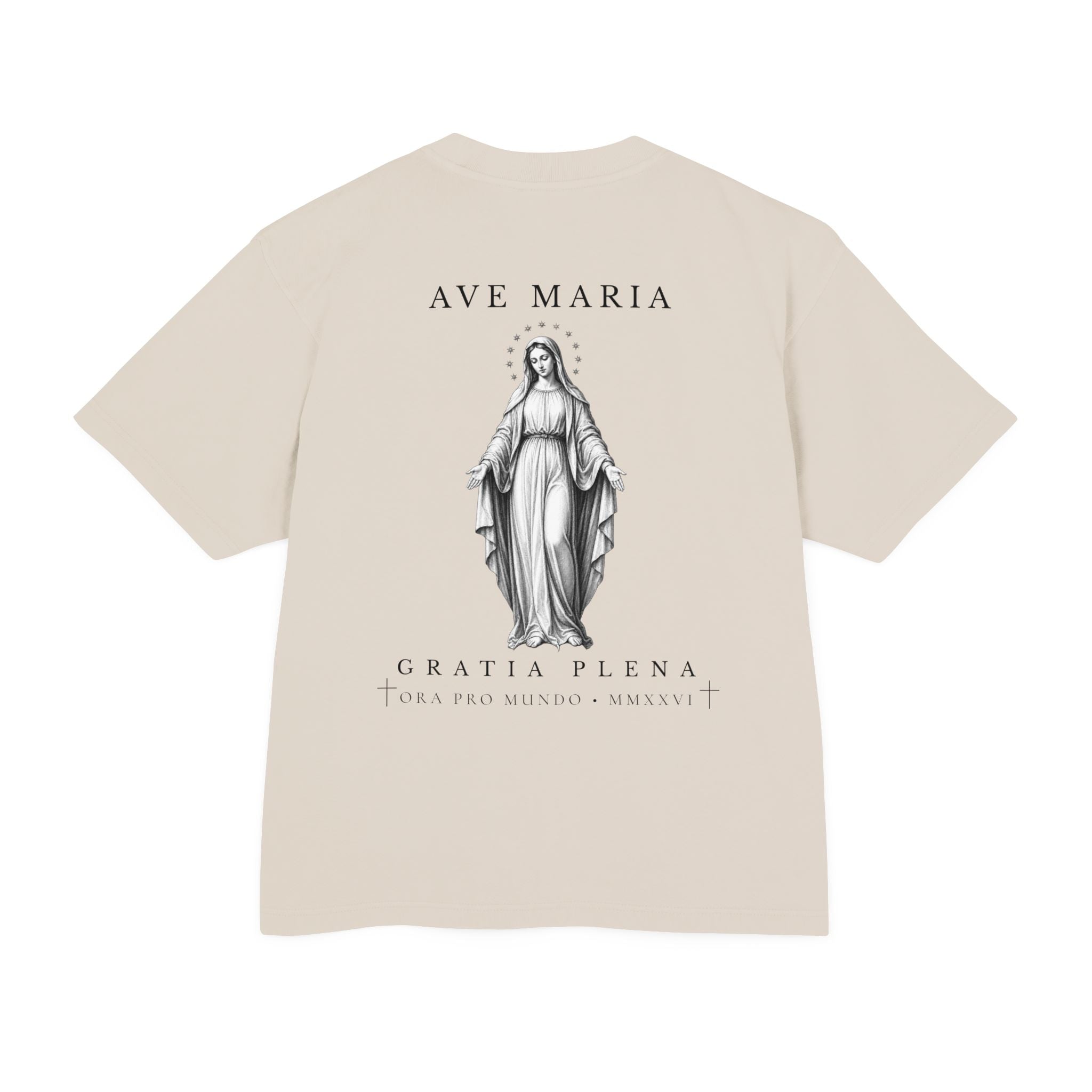 Ave Maria — Virgin Mary Heavyweight Tee