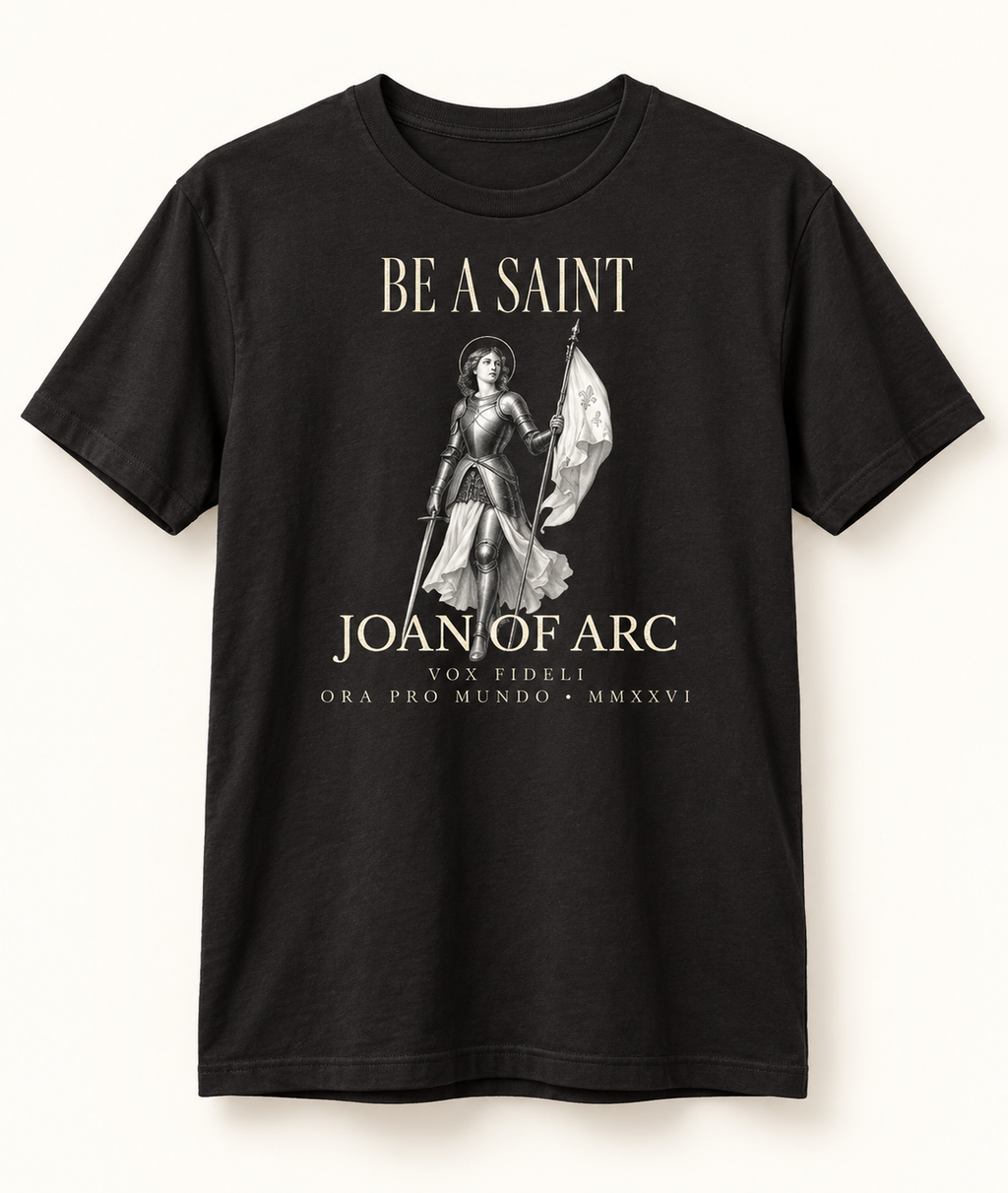 Be A Saint — St. Joan of Arc Stone Wash Tee
