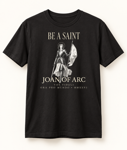 Be A Saint — St. Joan of Arc Stone Wash Tee