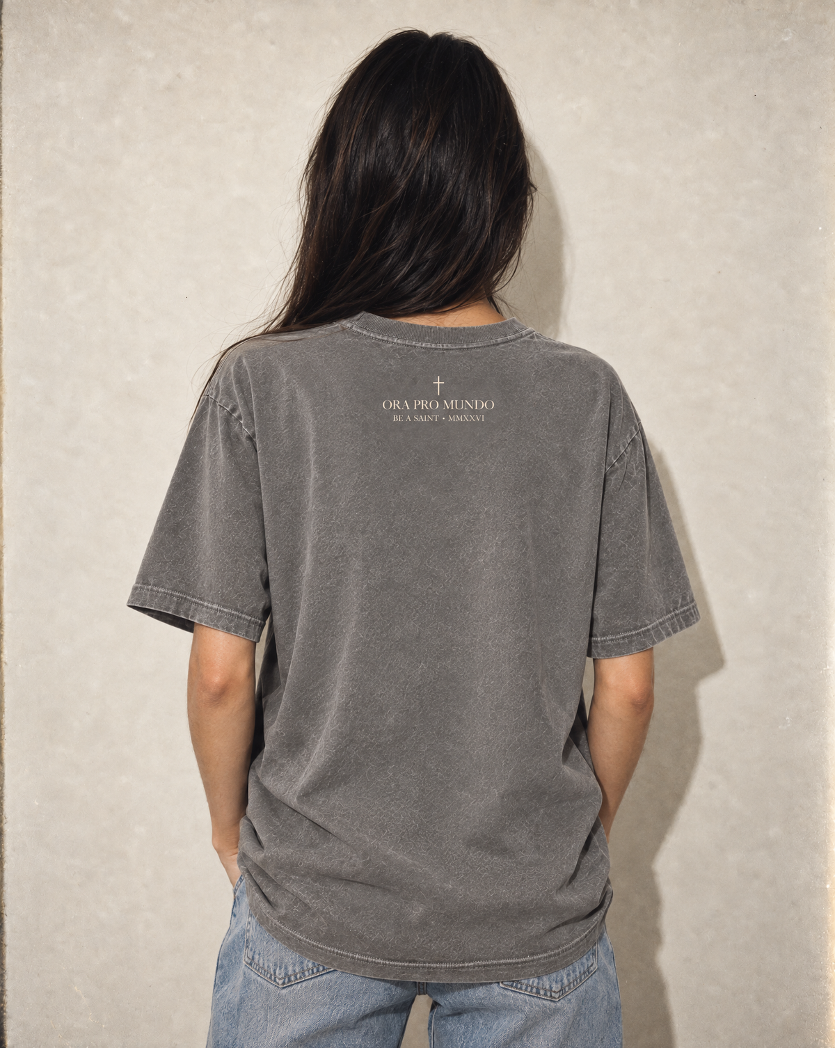 Be A Saint — St. Joan of Arc Stone Wash Tee