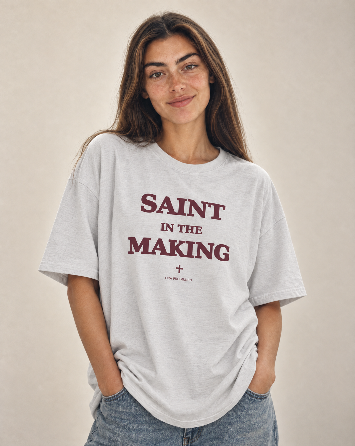 Saint in the Making Tee | ORA Pro Mundo