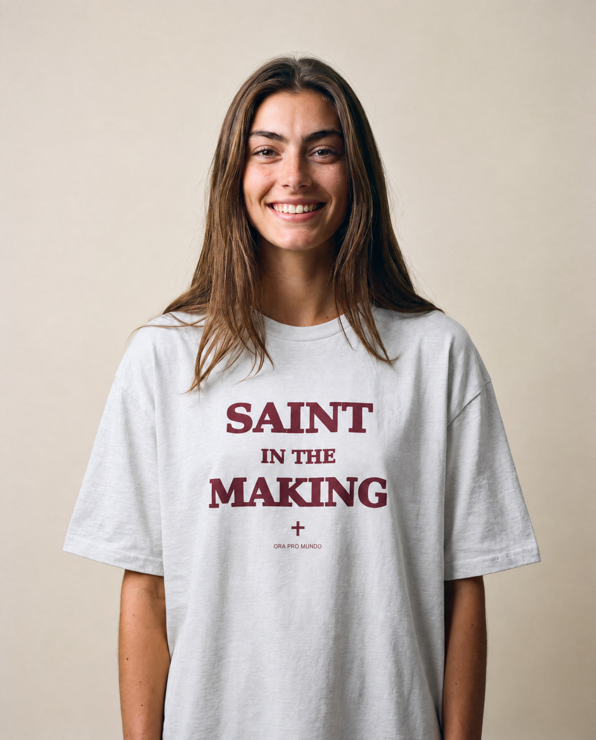 Saint in the Making Tee | ORA Pro Mundo