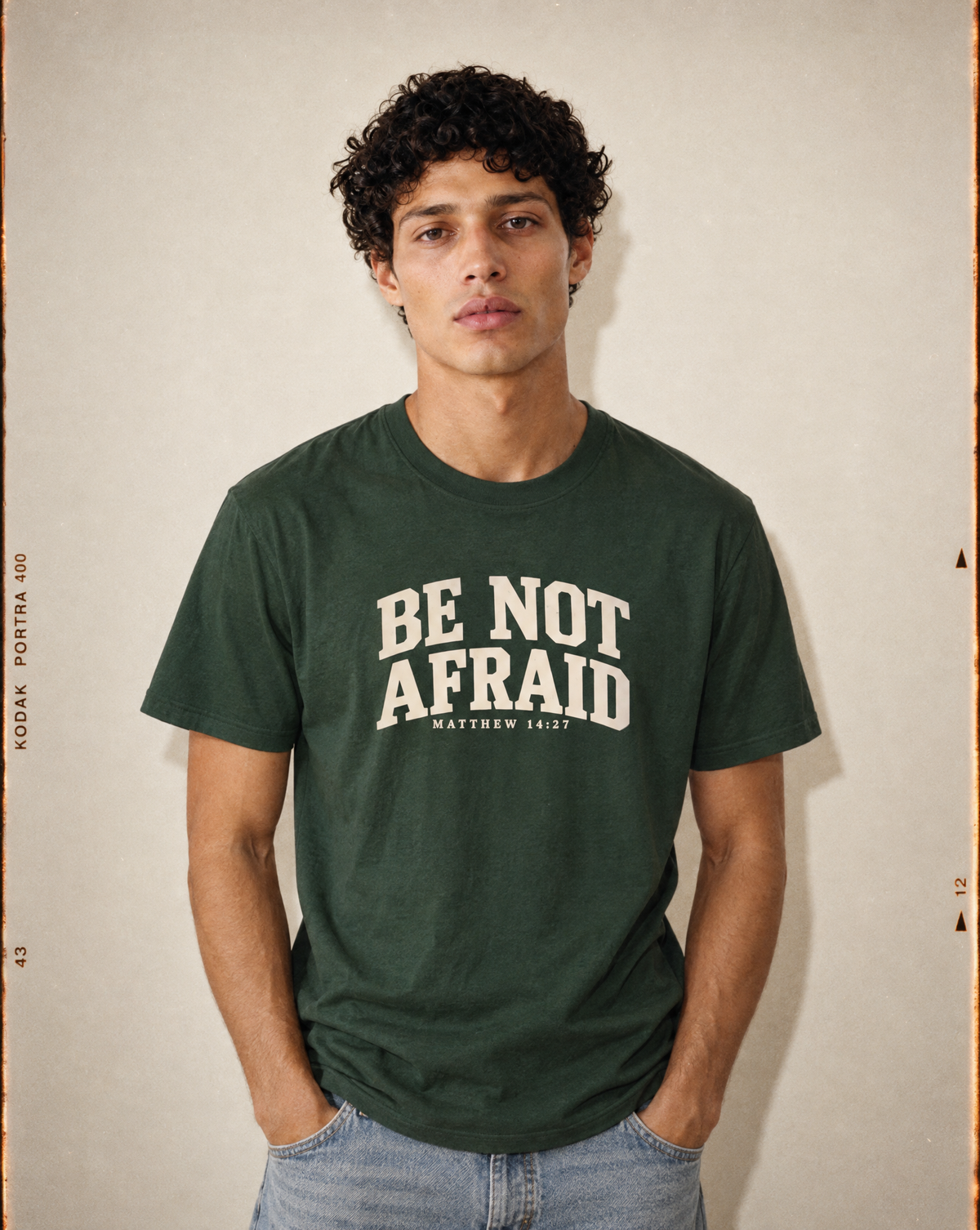 Be Not Afraid T-Shirt | Inspirational Scripture Tee - Classic colors