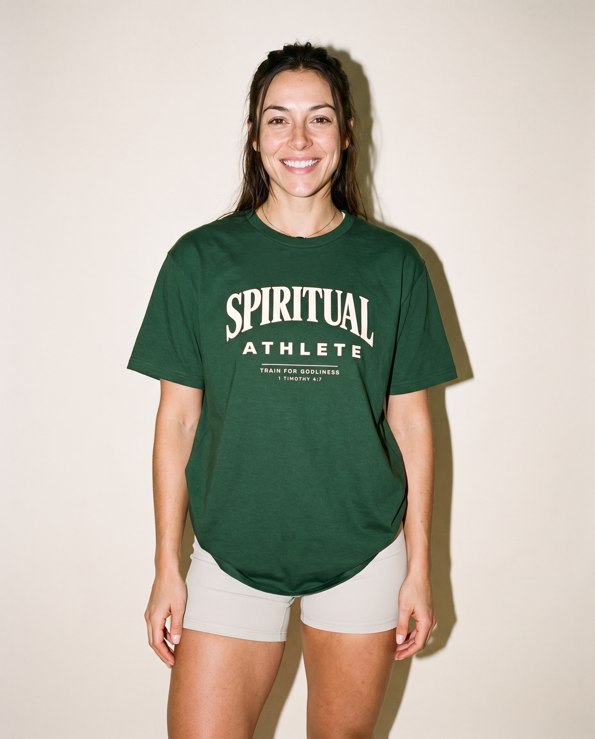 Spiritual Athlete Christian Tee | 1 Timothy 4:7