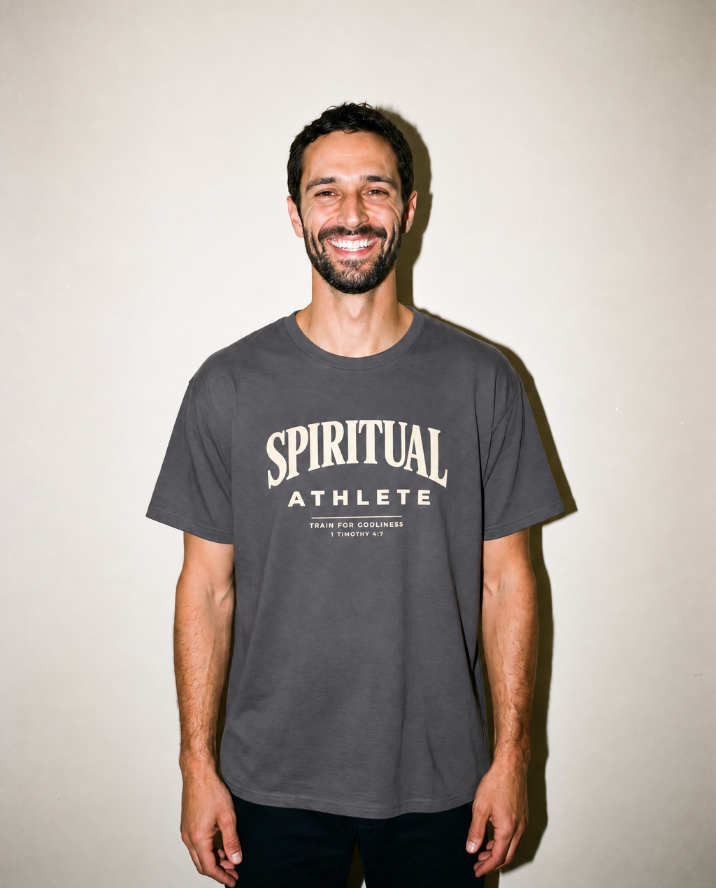 Spiritual Athlete Christian Tee | 1 Timothy 4:7