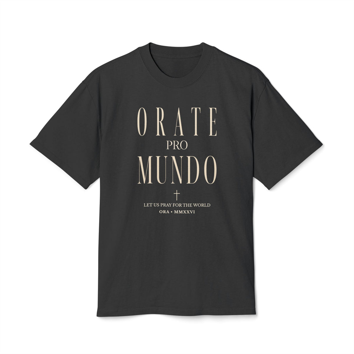 ORATE PRO MUNDO — Pray for the World Heavyweight Tee