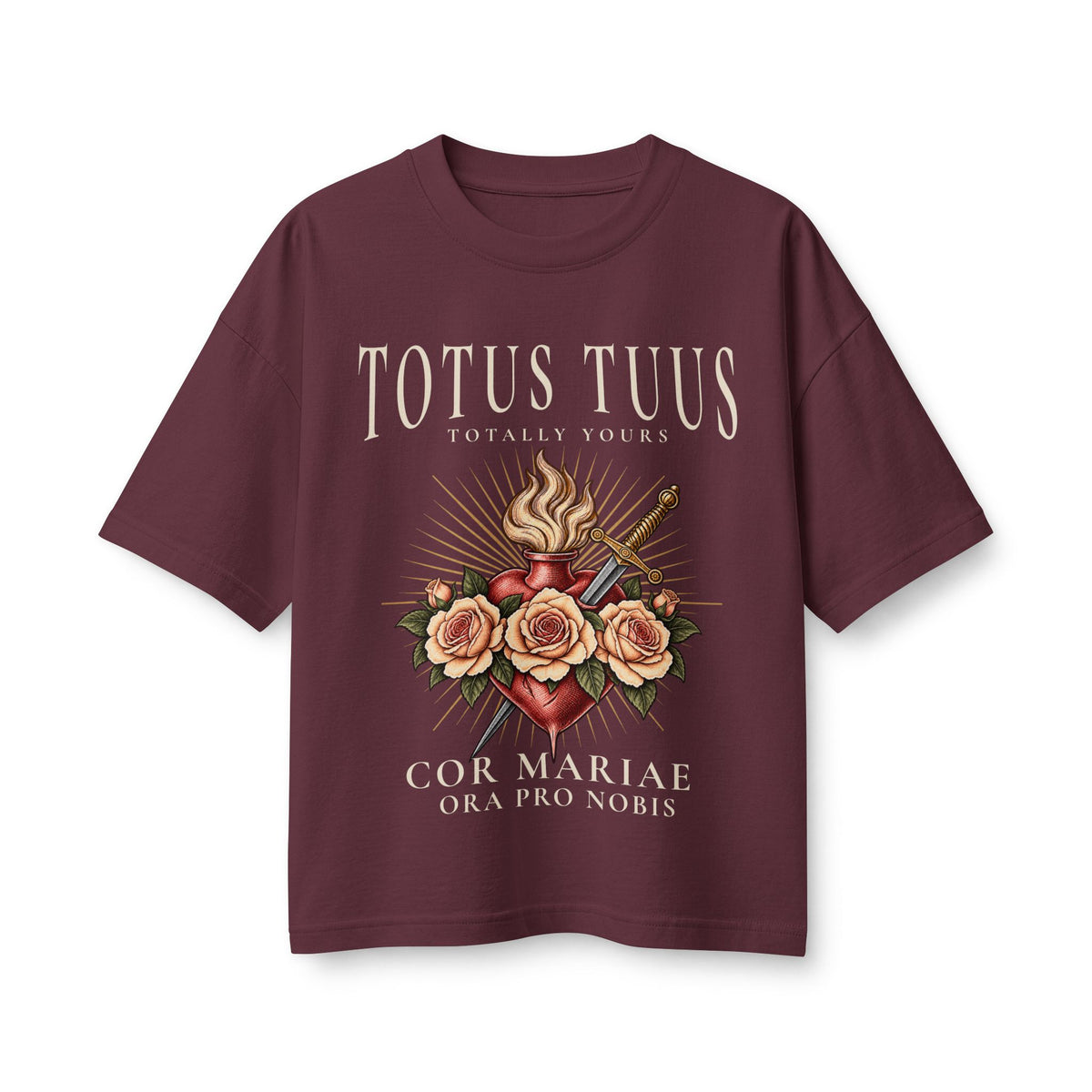 Totus Tuus Immaculate Heart Women’s Boxy Tee