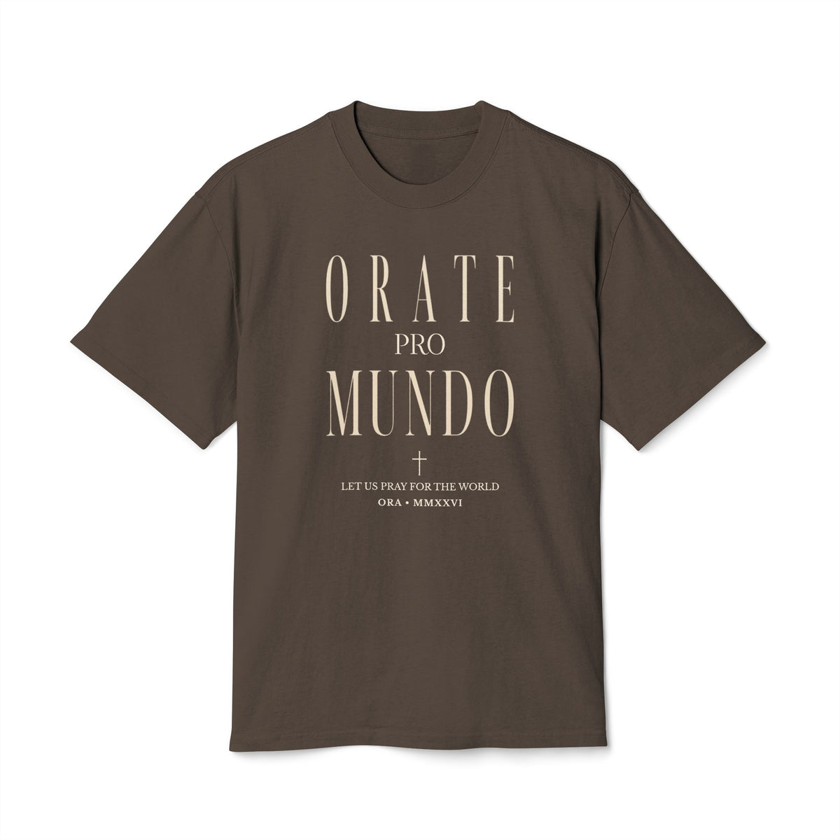 ORATE PRO MUNDO — Pray for the World Heavyweight Tee