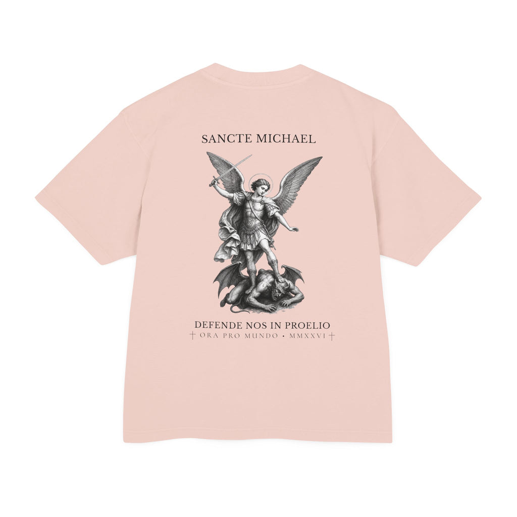 Sancte Michael — St. Michael the Archangel Heavyweight Tee