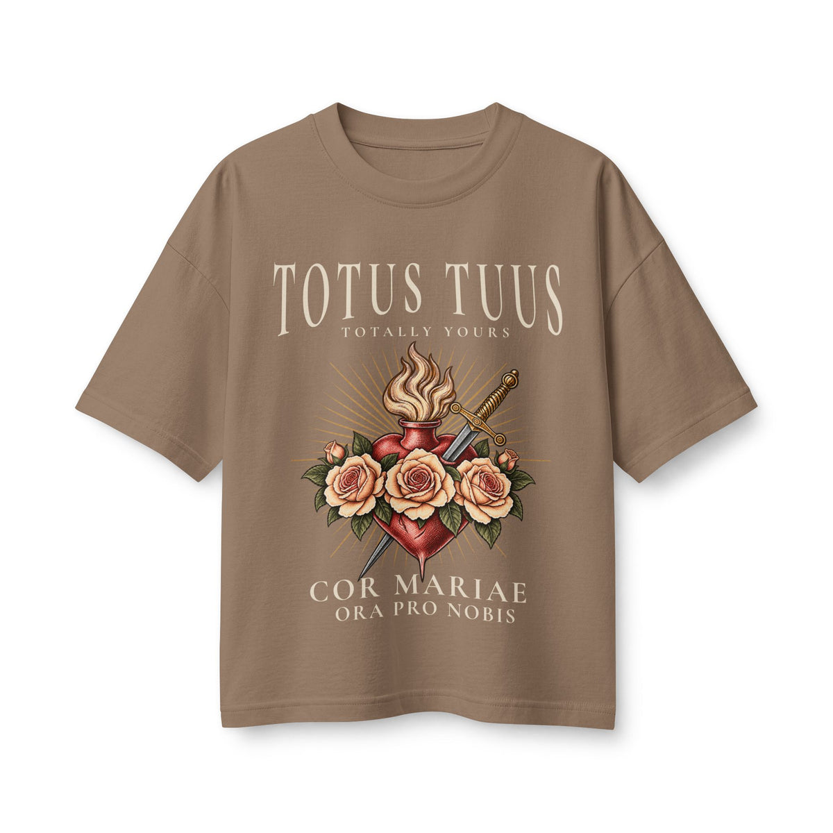 Totus Tuus Immaculate Heart Women’s Boxy Tee