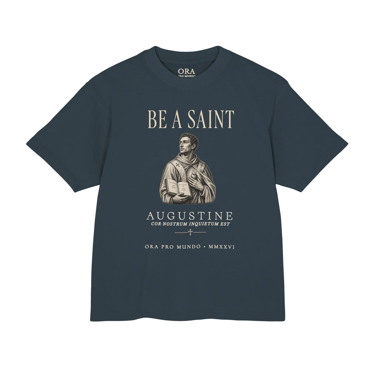 Be A Saint — St. Augustine Heavyweight Tee