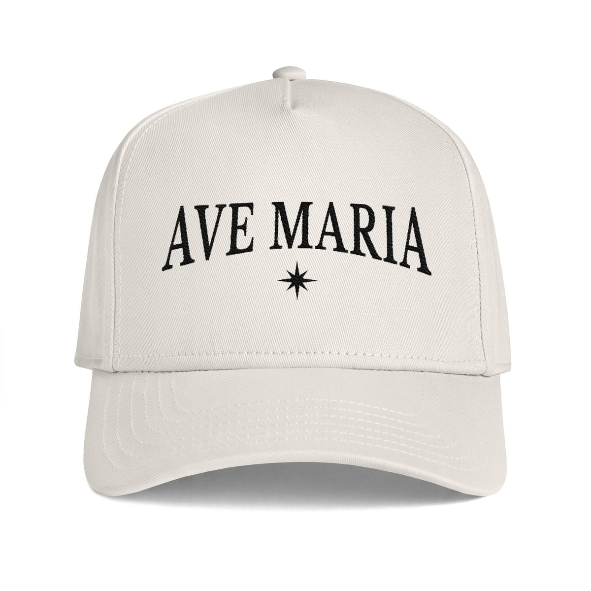 AVE MARIA Marian Star Embroidered Cap