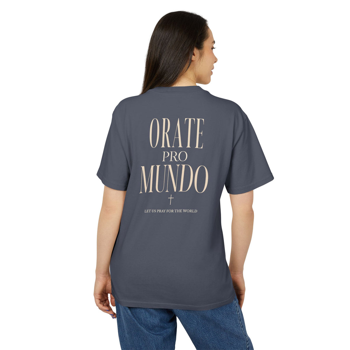ORATE PRO MUNDO — Pray for the World Heavyweight Tee
