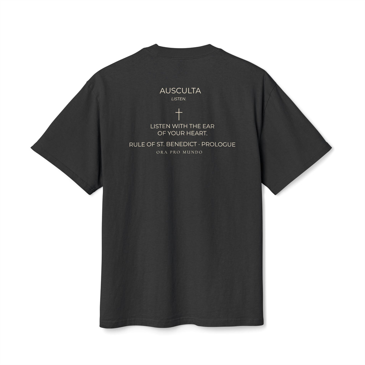 Be A Saint — St. Benedict Tee