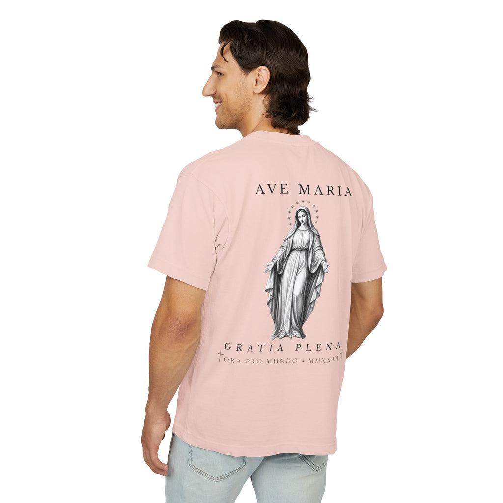 Ave Maria — Virgin Mary Heavyweight Tee