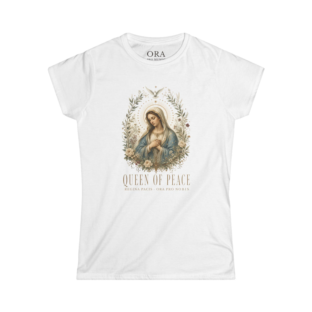Queen of Peace Women’s Silhouette Tee